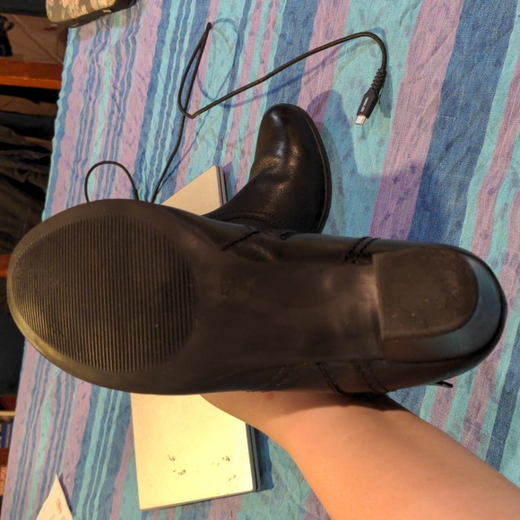 Wide Steps Mascot Black Glove Leather Boot size UK 7.5 W - Picture 11 of 14